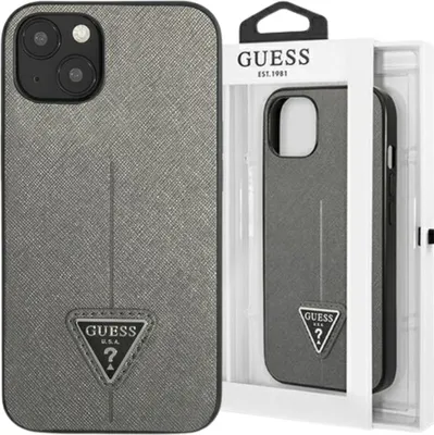 Image de Guess Guhcp13Mpsatlg Iphone 13 / 14 / 156.1 Srebrny/Silver Hardcase Saffianotriangle Logo