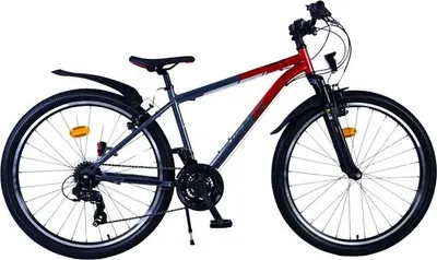 Produktbild von Volare XC Race Kinderfahrrad - 26 Zoll - 21 Gänge - Rot/Grau