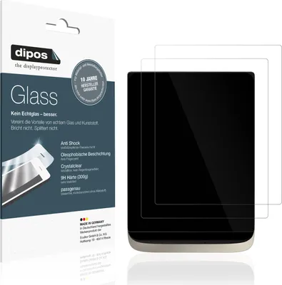 Produktbild von 2x Schutzfolie für PocketBook InkPad Color 3 - Anti-Shock 9H Folie dipos Glass Kunststoffglas