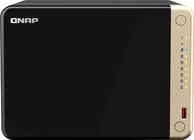 Immagine prodotto di QNAP TS-664 - Server NAS - 6 alloggiamenti - SATA 6Gb/s - RAID 5, 10 - RAM 8GB - Supporto iSCSI (TS-664-8G)