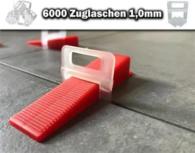 Zdjęcie produktu dla 6000 uchwytów 1,0 mm – system poziomowania płytek KACHEL GOTT®