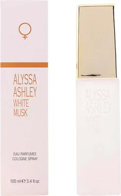 Produktbild von Alyssa Ashley White Musk 100 ml, Unisex, 100 ml, Bergamotte, Estragon, Jasmin, Lila, Rose, Canangabaum, Moschus, Patschuli