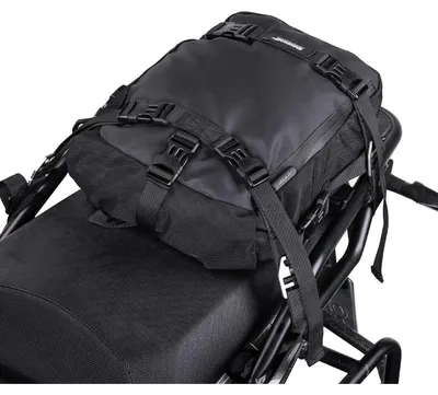 Productafbeelding van Motortas, zijkoffer, zadeltas, achtertas, 10L, 20L, 30L, zwart - 10 liter