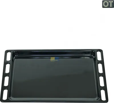 Produktbild von Backblech emailliert, 24mm hoch, 446x366mm für Indesit, Ariston Backofen, Herd  - Nr.: C00137834, ersetzt C00081577