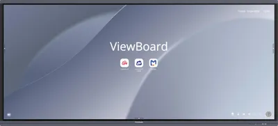 Image de ViewSonic IFP92UW, 92" écran, UHD, tactile, UW Series, 21:9, 5K 5120x2160, 450 cd/mý, 8-Array Mic, IR, Multitouch 50 points, 8GB RAM, 128GB mémoire,, antireflet, Android 13.0 [classe énergétique G] (IFP92UW)