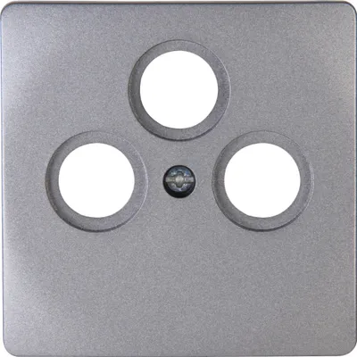 Produktbild von Kopp Antennenabdeckung für 3 Anschlüsse Venedig, TV, platin, 492043187