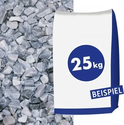 Produktbild von Marmorsplitt Ice Blue 8-16mm 25kg Sack