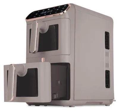Obrázok produktu pre Beztuková fritéza s dvojitým košom 11 l BerlingerHaus Taupe BH-9804