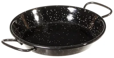 Productafbeelding van Paella-pan, geëmailleerd staal, 15 cm, zwart