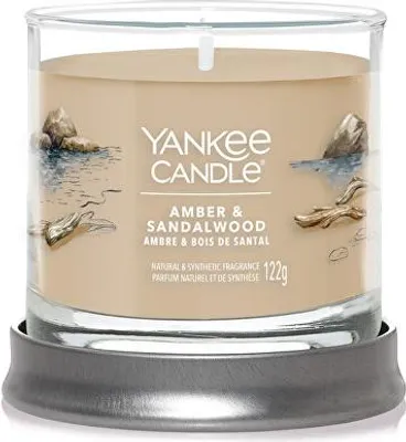 Productafbeelding van Yankee Candle 1744756E, Cilinderkaars, Beige, Amber, Sandelhout, 30 uur brandduur, 1 stuk