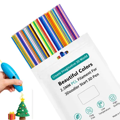3D-Stift Filament PCL 2,5 mm, 110 Stück, 22 Farben