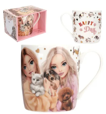 Image de TOPModel FUR EVER FRIENDS, image unique, 300 l, Multicolore, argile, tasse, Chine