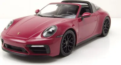 Produktbild von Minichamps 155061066 Porsche 911 992 Targa 4 GTS 2021 rubystar 1:18