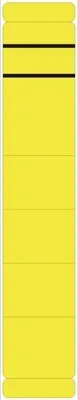 Produktbild von Ordnerrückenschilder 60x192mm selbstklebend gelb VE=10 Stück