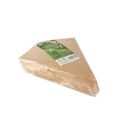 Obrázok produktu pre Papstar Pommes-Frites-Spitztüten pure mit Dip-Ecke 100g 19,5 x 16,5cm 50 Stück