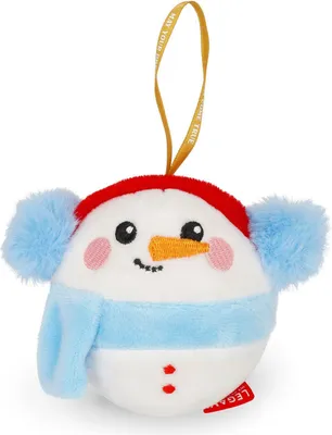 Immagine prodotto di Decorazione natalizia LEGAMI in peluche - SCHNEEMANN - Pupazzo di neve - Oh-Oh-Ohrnaments