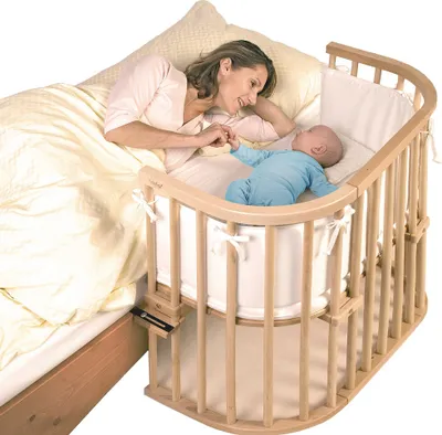 Produktbild von TOBI 2422210 Beistellbett babybay original natur lackiert, e