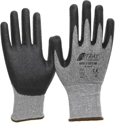 Produktbild von Arbeitshandschuhe 10 Paar | Nitras Cut3 NF Schnittschutzhandschuhe | Gr. 10