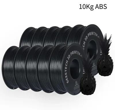 Obrázok produktu pre Filament do 3D tlačiarne – ABS+ 1,75 mm – hmotnosť 10 kg – dĺžka 343 m – na cievke – čierny