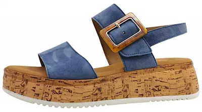 Immagine prodotto di Sandali da donna Gabor Comfort, modello Damenschuhe, colore blu, ideali per il tempo libero