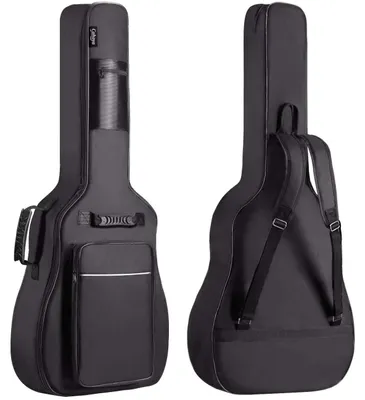 Image de Étui pour guitare avec rembourrage de 18 mm, adapté aux guitares acoustiques de 39 à 41 pouces