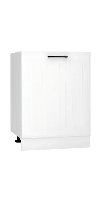 Produktbild von Unterschrank - Küchen Unterschrank - Arvion D60 P/L - 60 cm - Weiß / Matt - Kompakte Küchenlösung