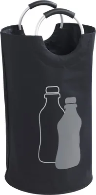 Produktbild von WENKO Flaschensammler Jumbo in Schwarz 38 x 72 cm