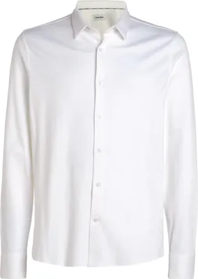 Image de Calvin Klein Smooth Coton Slim Surchemise Blanc - Grand XL