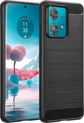 Produktbild von imoshion Brushed Back Cover Motorola Edge 40 Neo - Schwarz