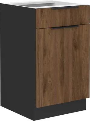 Produktbild von Unterschrank Monza nussbaum 50 D 1F 1S BB