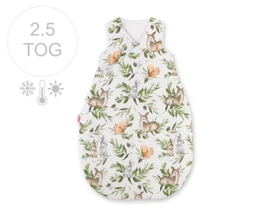Produktbild von Wärmender Ganzjahres-Kinderschlafsack 75 cm - woodland green