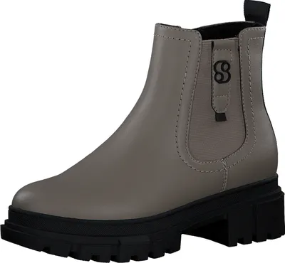 Produktbild von s.Oliver Damen Stiefelette Chelsea Boot Stretch Plateau 5-25402-41, Größe:42 EU, Farbe:Braun