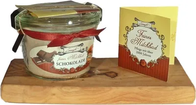 Produktbild von Einseifer Feines Milchbad Schokolade im Glas Badezusatz