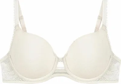 Zdjęcie produktu dla Triumph Wild Rose Sensation, Koszulka, Biały, Fiszbina, 80B, Elasthan, Poliamidowy, Poliester, 33% Polyamide, 53% Polyester, 14% Elasthane