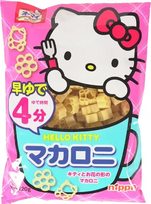 Produktbild von Nippn Hello Kitty Macaroni Nudeln 120g