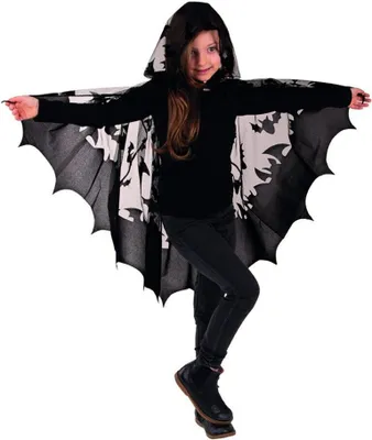 Produktbild von Umhang Fledermaus Halloween, Groesse:128