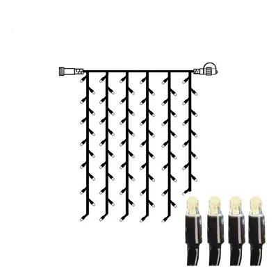 Produktbild von System 24 | LED-Lichtvorhang | koppelbar | exkl. Trafo | 2.00m x 1.50m | 196x Warmweiß