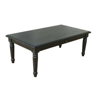 Produktbild von Amaretta Couchtisch mit 2 Schubladen, schwarz.