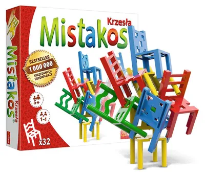 Produktbild von TREFL MISTAKOS CHAIRS Arcade-Spiel für 4 Spieler, 1 Stück