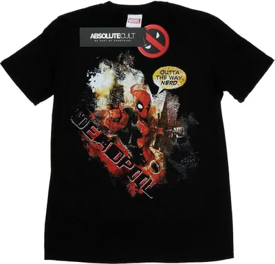 Immagine prodotto di Marvel - T-shirt da uomo "Outta The Way" BI22665 (L) (nero)