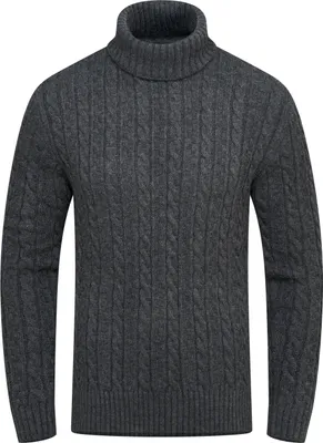 Produktbild von behype. Herren Strickpullover BSLANA Grobstrick Zopf-Muster Winterpullover Strickpullover