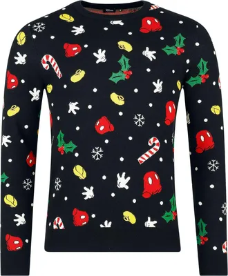 Produktbild von Disney Weihnachtspullover Herren Team Christmas multicolor M