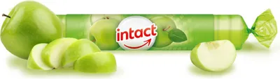 Obrázek produktu pro Intact rolička hrozn.cukr s vit. C ZELENÉ JABLKO 40 g