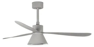 Zdjęcie produktu dla Energooszczędny wentylator sufitowy z oświetleniem LED i pilotem Amelia II Grey 132 cm