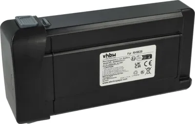 Produktbild von vhbw Akku kompatibel mit Rowenta RH9680WO/4, RH9678WO0O/4, RH9680, RH9679, RH9690WO/4, RH9695, RH9690 Staubsauger Schwarz (2000 mAh, 22,2 V, Li-Ion)