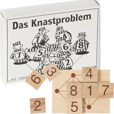 Produktbild von Bartl 102054 Mini-Puzzle "Das Knastproblem" Knobelspiel Holz