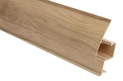Produktbild von PVC Sockelleisten Sparpakete Fußbodenleisten 23x65mm Modern Kabelkanal