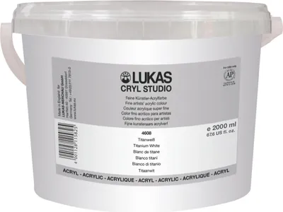 Produktbild von Lukas Cryl Studio Acrylfarbe Titanium White 2 L 1 stk
