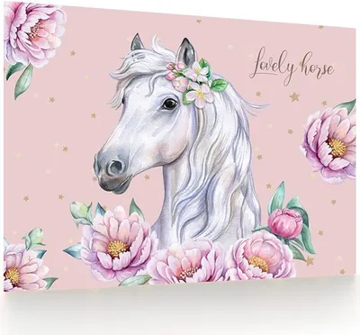 Obrázok produktu pre Karton P+P Podložka na stôl 60x40cm romantický kôň 5-85923