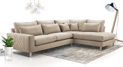 Obrázek produktu pro Rohová sedací souprava APARTADA - béžová , pravý roh